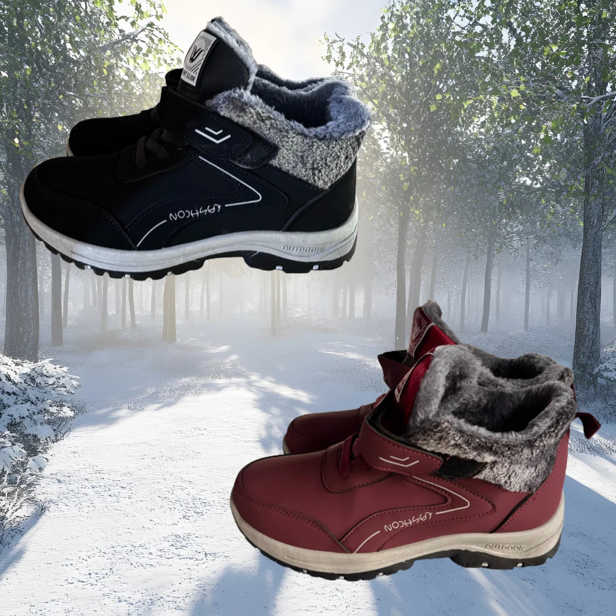 NordStepp™ – Warm, Non-Slip Winter Hiking Boots
