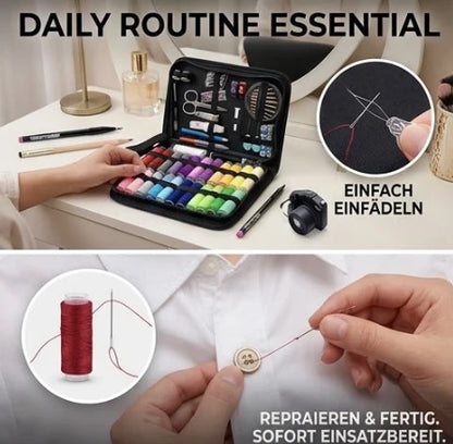 100-Piece Sewing Kit with Accessories and 24 Thread Colors