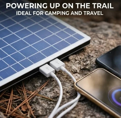 Portable Solar Panel Charger with USB Output