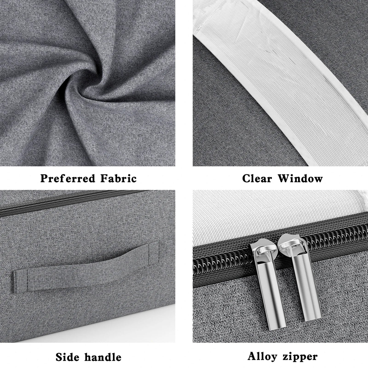 Underbed Storage Bag with Viewing Window