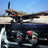 AeroLegend™ — Bring Your Car to Life and Attract All Eyes with Rotating Airplane Charm!