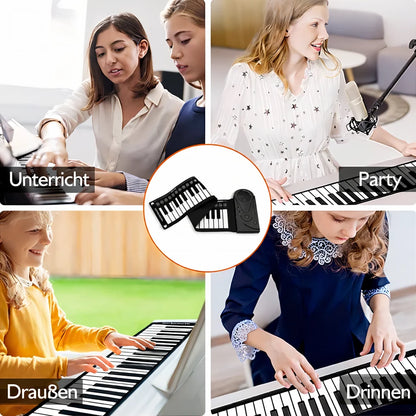 FlexiKeys™ Roll-Up Piano — Play Your Music Freely, Anywhere and Anytime