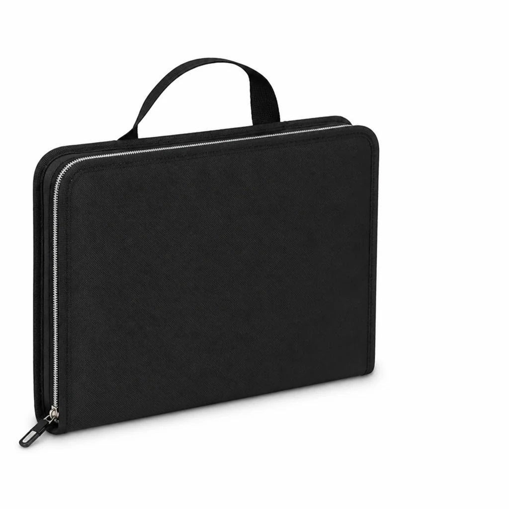 Fire and water-resistant expandable document folder (12 compartments)