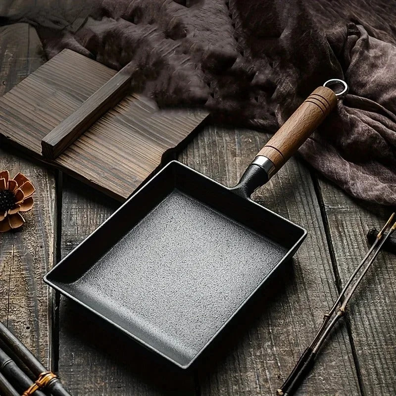 Japanese Cast Iron Egg Pan for Tamagoyaki