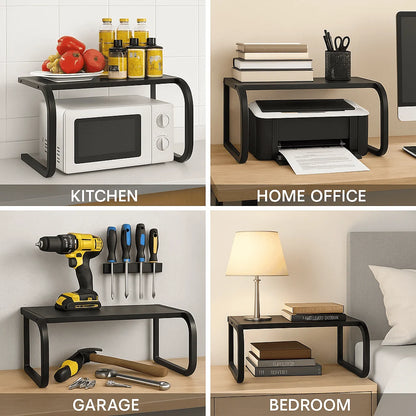 SpaceRack™ Kitchen Shelf 2 Levels No Drilling Required