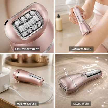 Waterproof Wireless 3-in-1 Electric Shaver