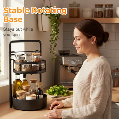 Rotating Kitchen Shelf with 360° Rotation