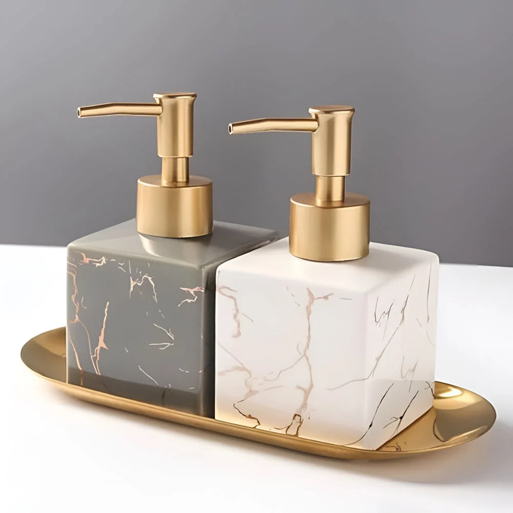 pureMarbelle Soap Dispenser with Marble Look